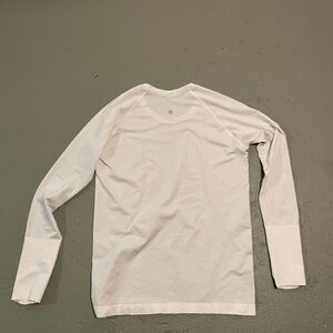 White Long-Sleeve Performance Tee Lulu lemon